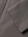 Men's insulated coat with hood and concealed zipper - black V1 OM-COWC-0110