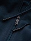 BASIC men's cotton stretch sweatshirt - navy blue V1 OM-SSBZ-0160