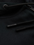 Men's unbuttoned cotton BASIC sweatshirt - black V9 OM-SSBZ-0160