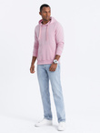 Bluza męska w mocnych kolorach - różowa V5 B1351