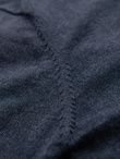 Sweter klasyczny męski z wiskozą BASIC z okrągłym dekoltem – granatowy melanż V16 OM-SWBS-0106