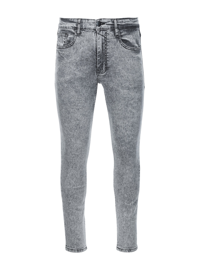 Spodnie męskie jeansowe SKINNY FIT - szare V1 P1062