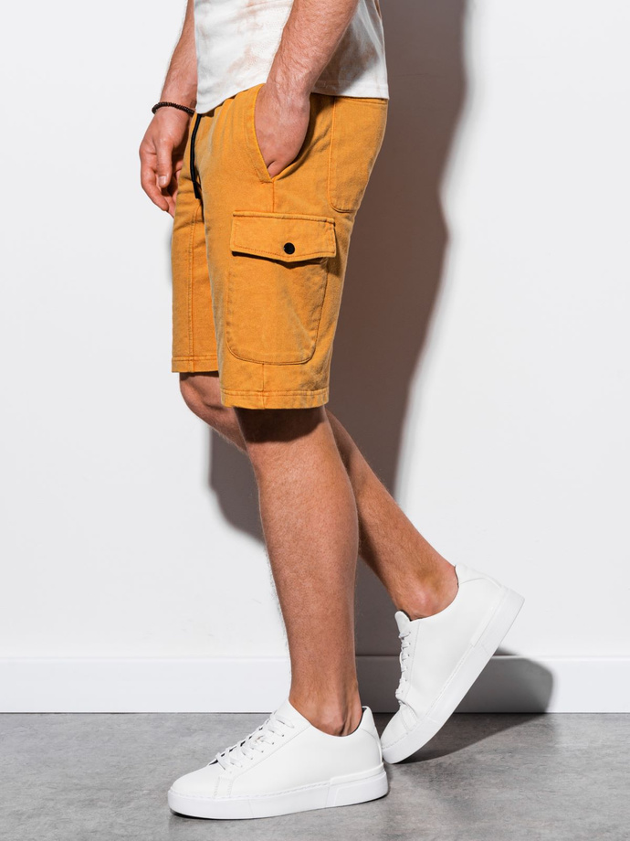 Men's sweatshorts - yellow W225