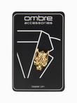 Metal decorative clothes pin wolf - gold V1 OU-ACPN-0115