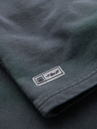 Dresowe krótkie spodenki męskie RELAXED FIT w stylu athleisure – grafitowe V3 OM-SRWS-0122