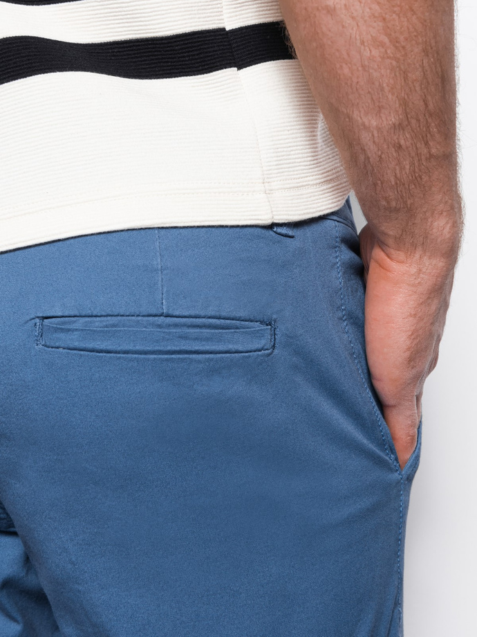 Men's pants chinos - blue P894