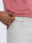 Men's tailored chino pants - gray V2 OM-PACP-0151