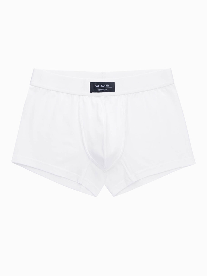 BASIC men's single color matching boxer shorts with elastane - 3 pack mix OM-UNBB-0106