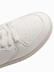 Męskie buty sneakersy z wysoką cholewką – białe V1 OM-FOSH-0139