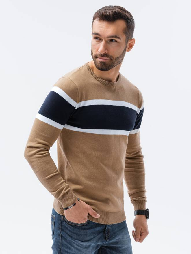Sweter męski - camel V6 E190