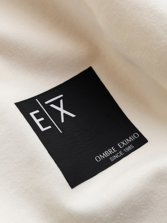 Men's logo sweatpants - cream V2 OM-PASK-0167