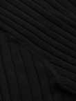 Męska koszulka polo z wiskozą SLIM FIT w pionowy prążek – czarna V1 OM-POSS-0143