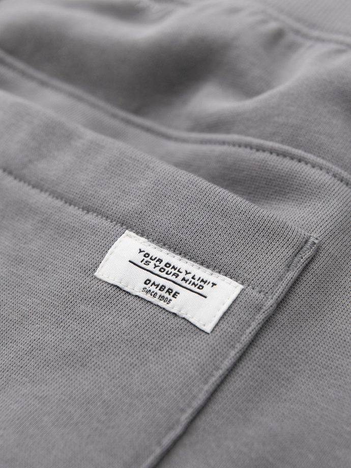 Men's jogger sweatpants - gray V8 OM-PABS-0173