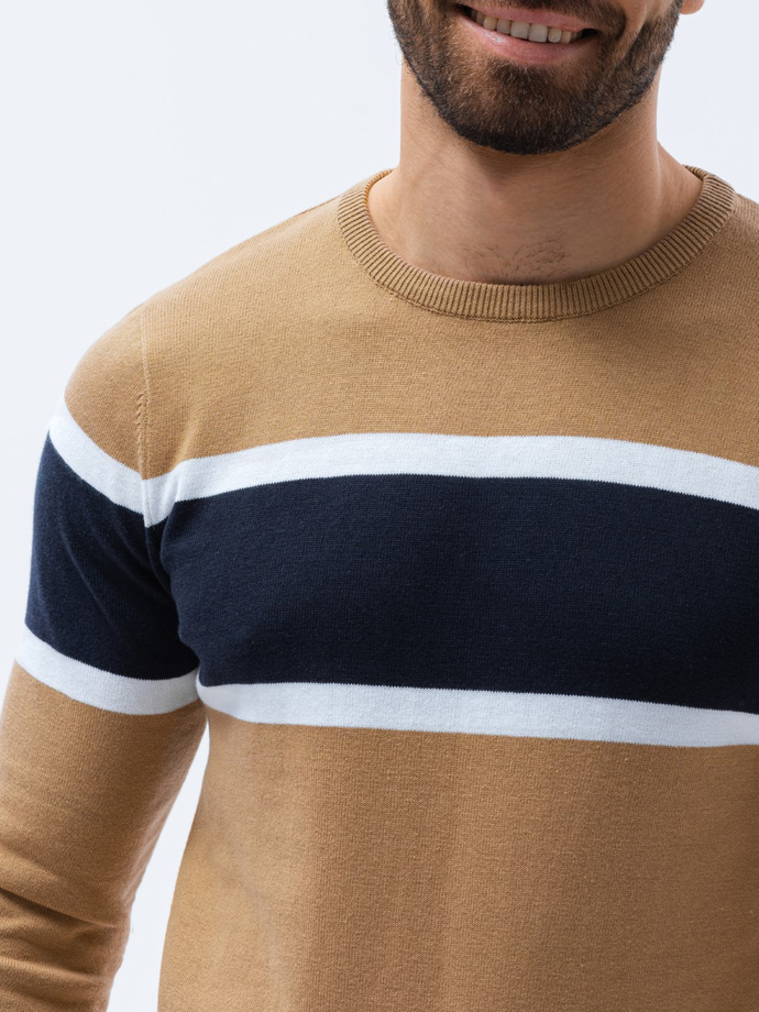 Sweter męski - camel V6 E190