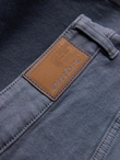Men's denim pants without rubbing SLIM FIT - navy blue V4 OM-PADP-0148