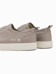 BASIC men's classic low sneakers - ash V1 OM-FOTL-0145