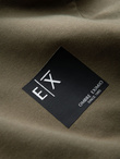 Men's kangaroo hoodie with logo - olive V4 OM-SSNZ-0162