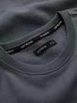Nierozpinana męska dresowa bluza BASIC – grafitowa V11 OM-SSBN-0159