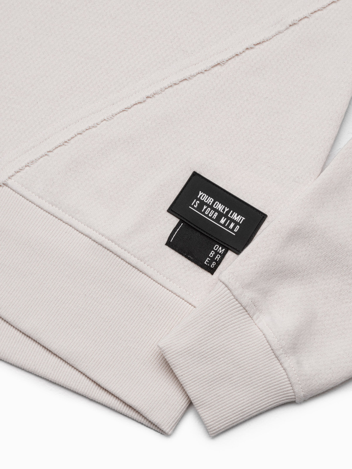 Men's hooded sweatshirt - white B1187