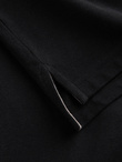 Men's pique knit polo shirt - black V1 S1374