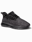 Men's casual sneakers T388 - black V4