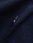 BASIC men's classic cotton T-shirt with a crew neckline - navy blue V2 OM-TSBS-0145