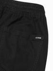 Men's JOGGERY pants with cargo pockets - black V1 P886