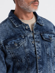 Men's denim katana jacket - denim V4 OM-JADJ-0123