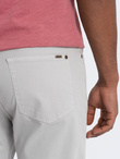 Men's tailored chino pants - gray V2 OM-PACP-0151