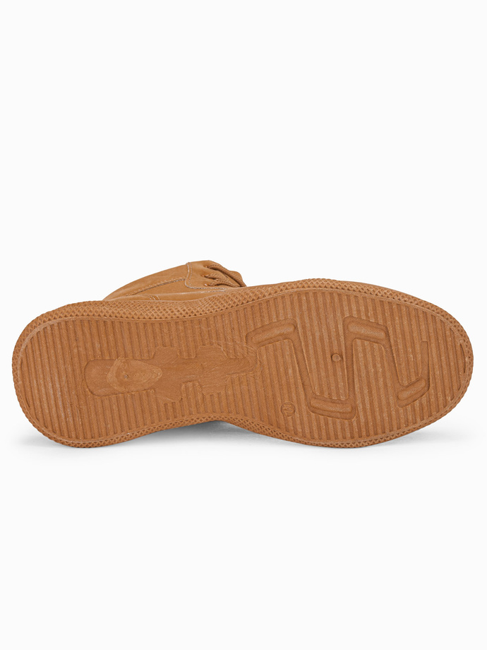 Men's winter shoes trappers - camel T380