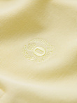 BASIC men's single color pique knit polo shirt - yellow V15 OM-POBS-0100