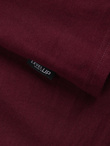 Men's cotton t-shirt with pocket print - maroon V2 OM-TSPT-0154