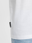 T-shirt męski bawełniany z nadrukiem California - biały V1 OM-TSPT-0128