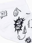 Men's socks - white V25 U177