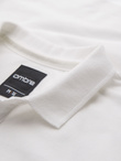 Polo shirt in cotton pique knit - ecru V7 OM-POSS-0103