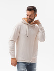 Men's hooded sweatshirt - white B1187
