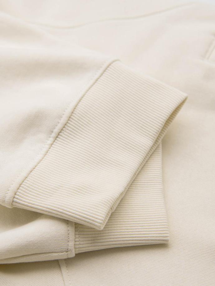 Men's jogger sweatpants - cream V11 OM-PABS-0173