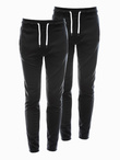 BASIC men's sweatpants set - 2 pak black V5 Z38 
