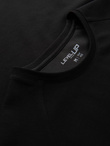 Men's COMFORT FIT T-shirt with raglan sleeves - black V2 OM-TSCT-0240