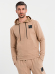 Men's sweatshirt set hoodie + sweatpants - brown V3 Z107