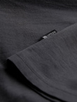 Longsleeve męski bez nadruku z dekoltem w serek - grafitowy V4 OM-LSBL-0108