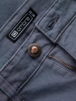 Men's denim pants without rubbing SLIM FIT - navy blue V4 OM-PADP-0148