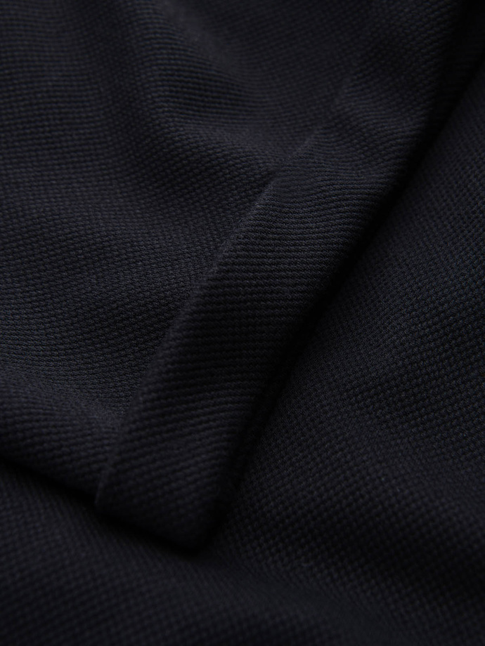 Men's knit shorts with elastic waistband - black V2 OM-SRCS-0107