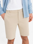 Men's structural knit SLIM FIT shorts - sand V3 OM-SRCS-0169 