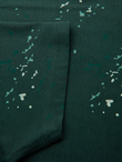 Męski t-shirt z nadrukiem i okrągłym dekoltem – zielony V3 OM-TSFP-0187