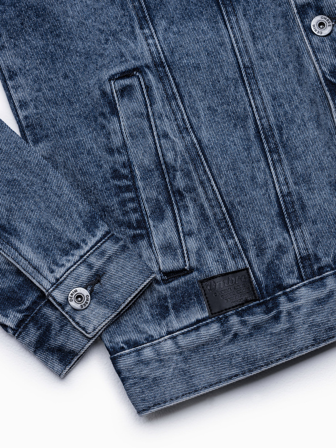 Men's denim katana jacket - denim V4 OM-JADJ-0123