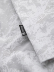 Men's patterned cotton short-sleeved T-shirt - white V1 OM-TSFP-0223