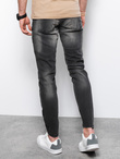 Spodnie jeansowe męskie SLIM FIT - grafitowe P1023