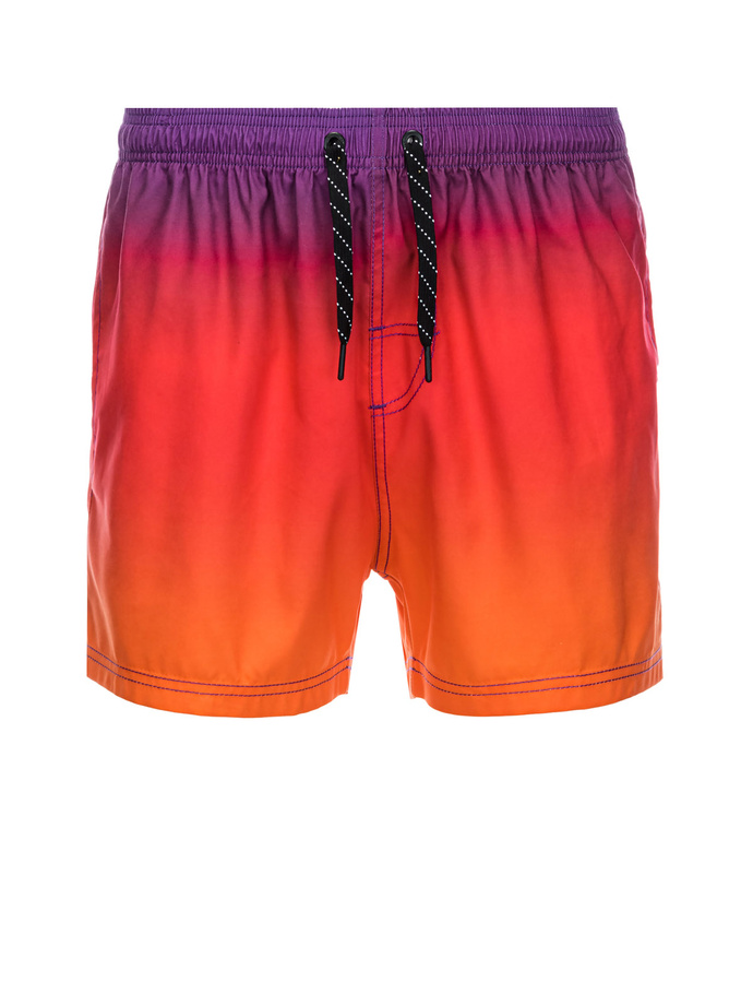 Kąpielówki męskie efekt ombre - pomarańczowe V17 OM-SRBS-0125