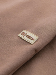 Klasyczne spodnie dresowe unisex ze ściągaczami – brązowe V16 OU-PSBC-0100